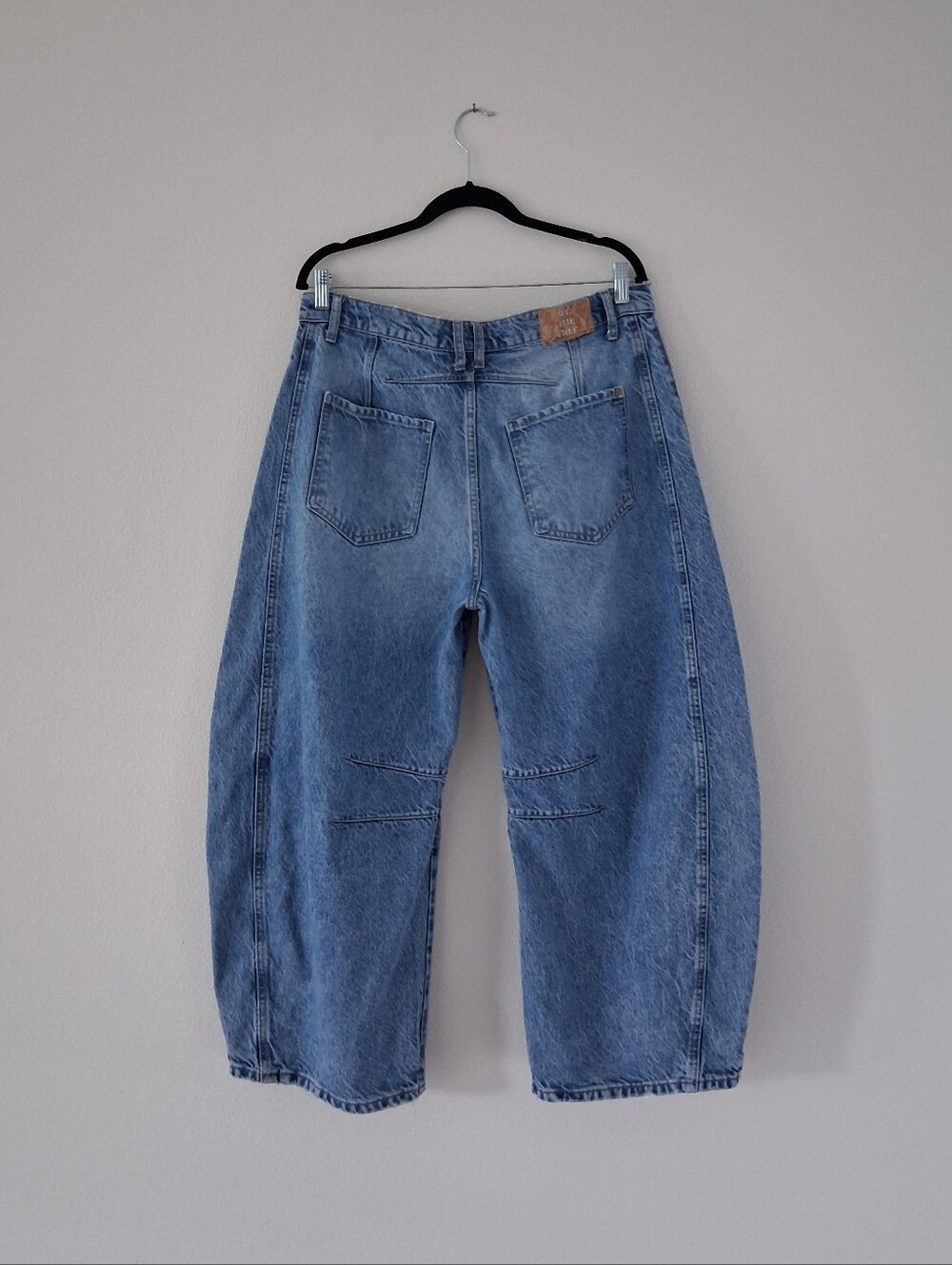 Free People Good Luck Mid Rise Barrel Jean - Picture 6 of 16
